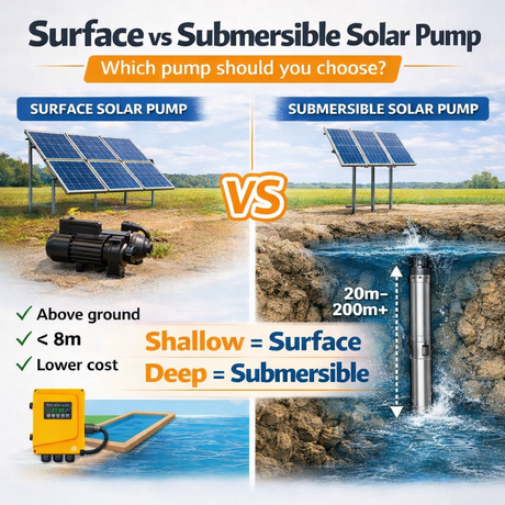 Surface vs Submersible Solar Pump: Which One Should You Choose?
