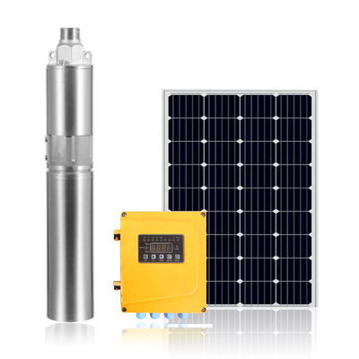 3OSP15-197E |  Up to 197 ft, 14.5 GPM, 0.8HP, solar submersible pump, with external controller