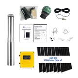 OmniHydro 4OSP58-256 solar submersible pump up to 256 ft with 58 GPM and 1.5HP