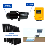 OSCP-1200-11 | Up to 229 ft, 11 GPM, 1 HP, 1200 W | Solar Surface Pump with External Controller