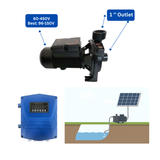 OSCP-1200-35 | Up to 121 ft, 34.8 GPM, 1.2 HP , 1200 W | Solar Surface Pump with External Controller
