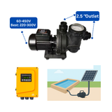 SPSP-1500S | Up to 88 ft, 169 GPM, 2 HP, swimming pool surface pump, with internal controller
