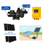 SPSP-250 | Up to 29.5 ft, 54 GPM, 0.54 HP, swimming pool surface pump, with internal controller